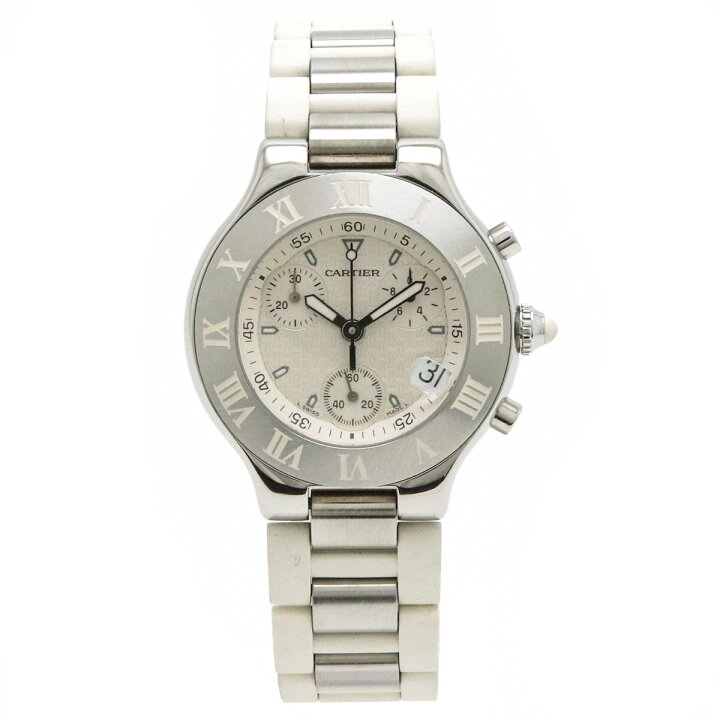 楽天市場】【ウォッチ】Cartier カルティエ マスト21 クロノスカフ  