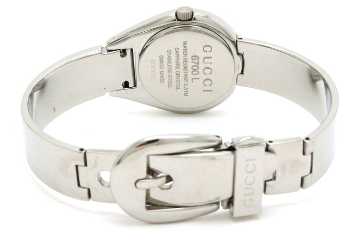 楽天市場】【ウォッチ】GUCCI グッチ ミラー文字盤 SS レディース QZ  