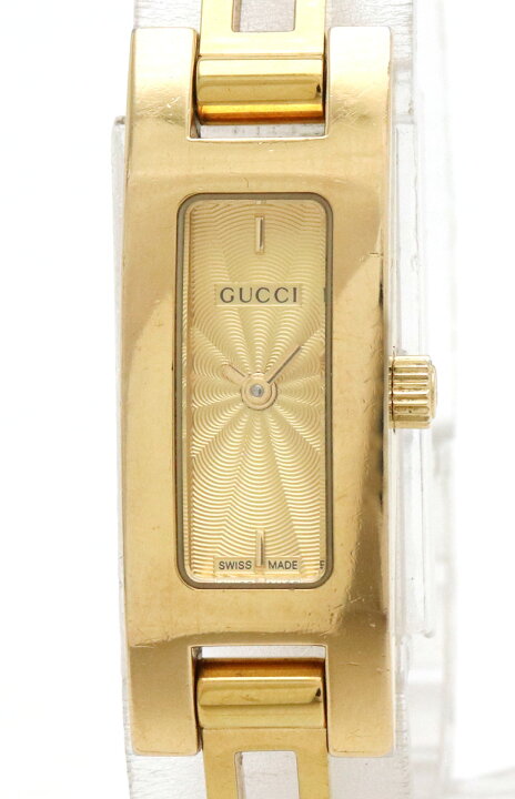 楽天市場】【ウォッチ】GUCCI グッチ ゴールド文字盤 GP レディース QZ 