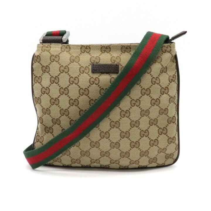 楽天市場】【バッグ】GUCCI グッチ GGキャンバス シェリーライン 