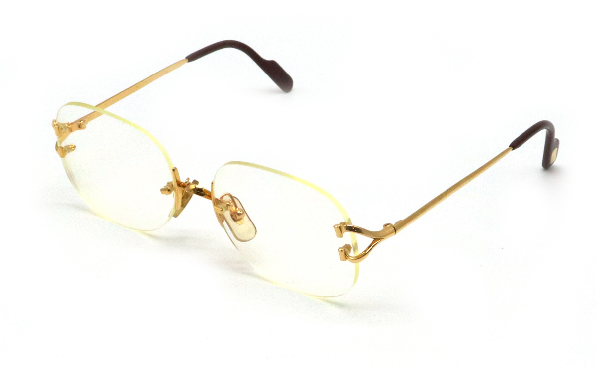 楽天市場】Cartier カルティエ 眼鏡 メガネ めがね 度入り フレーム
