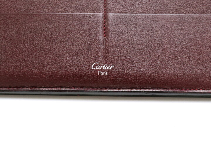 楽天市場】【財布】Cartier カルティエ マストライン カボション 2つ折 