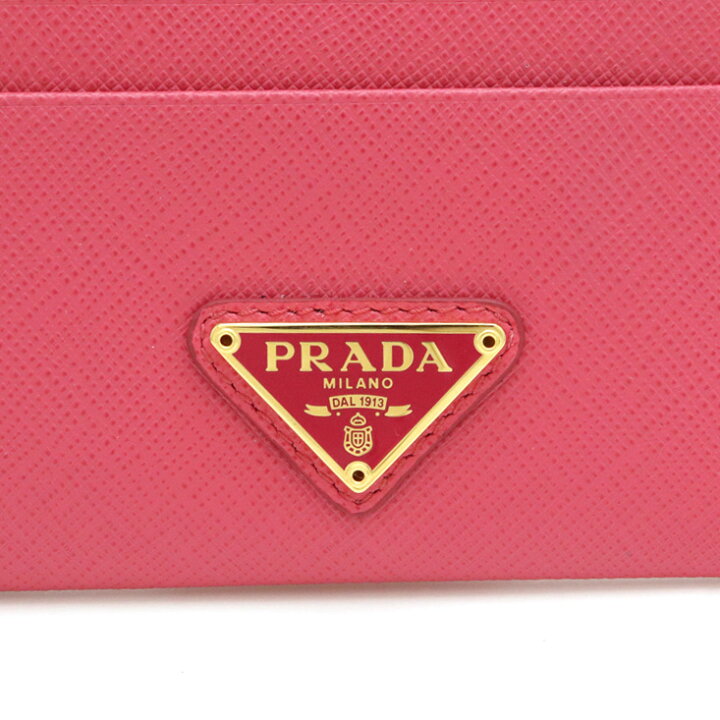 楽天市場】【新品未使用品】PRADA プラダ SAFFIANO TRIANG カード 