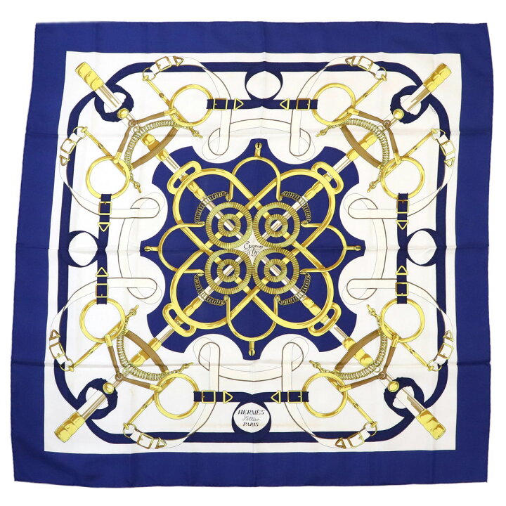 楽天市場】【アパレル】HERMES エルメス カレ90 スカーフ 大判スカーフ  