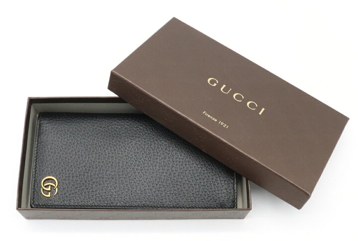 楽天市場】【未使用品】【財布】GUCCI グッチ GGマーモント 2つ折り  