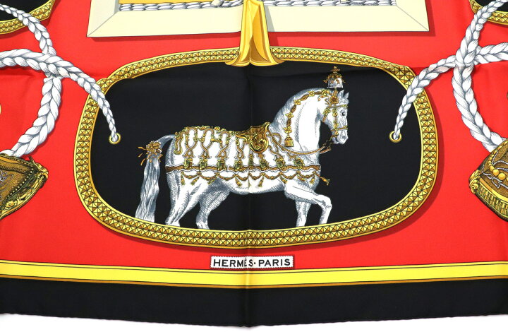 楽天市場】【アパレル】HERMES エルメス カレ90 スカーフ 大判スカーフ  