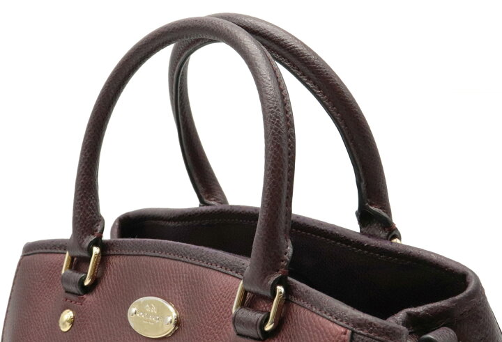 楽天市場】【バッグ】COACH コーチ ハンドバッグ ショルダーバッグ 2WAY 斜め掛け レザー メタリック ボルドー系 F35920 【中古】 : Blumin 楽天市場店 楽天市場】【バッグ】COACH コーチ ハンドバッグ ショルダーバッグ 2WAY 斜め掛け レザー メタリック ボルドー系 F35920 【中古】 : Blumin 楽天市場店