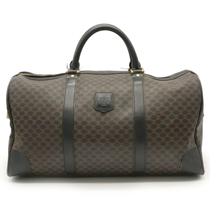 楽天市場】【バッグ】CELINE セリーヌ マカダム柄 ボストンバッグ  