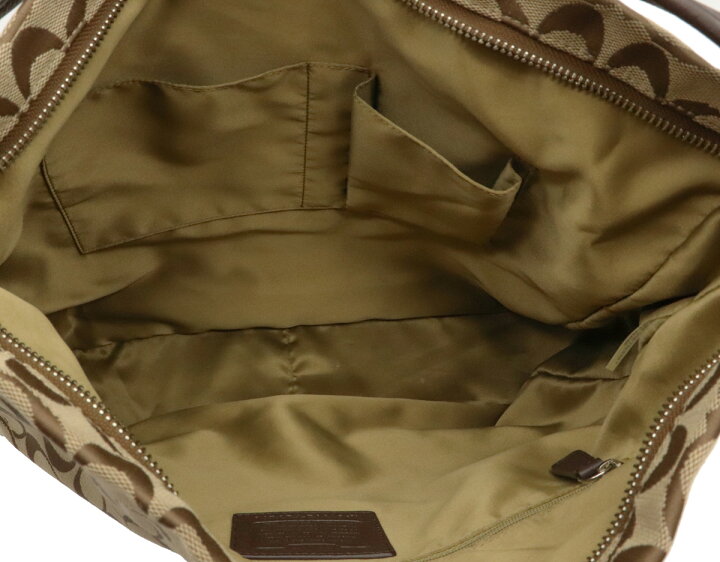 楽天市場】【バッグ】COACH コーチ パーカー シグネチャー ホーボー 