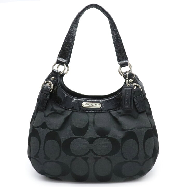 楽天市場】【バッグ】COACH コーチ ソーホー シグネチャー ホーボー  