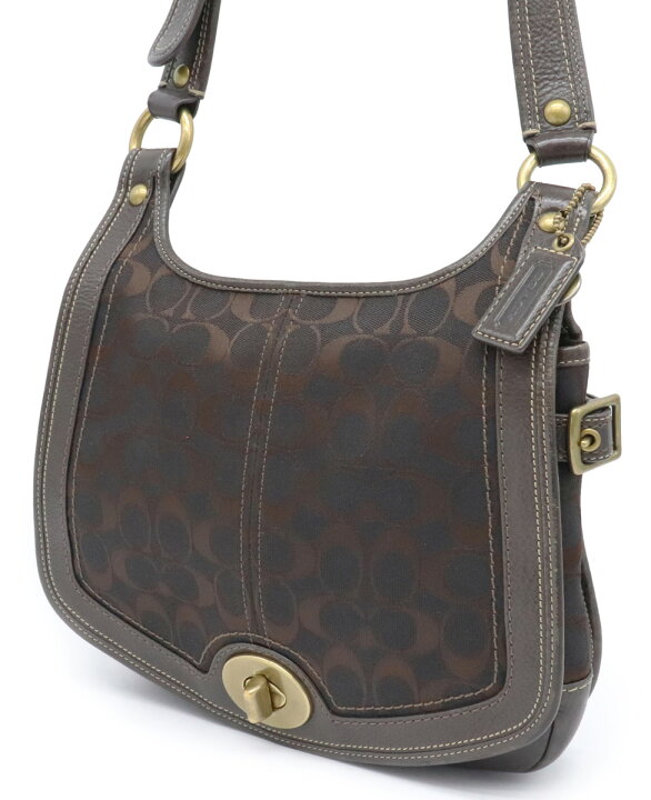 楽天市場】【バッグ】 COACH コーチ レガシー シグネチャー ヒッピー 