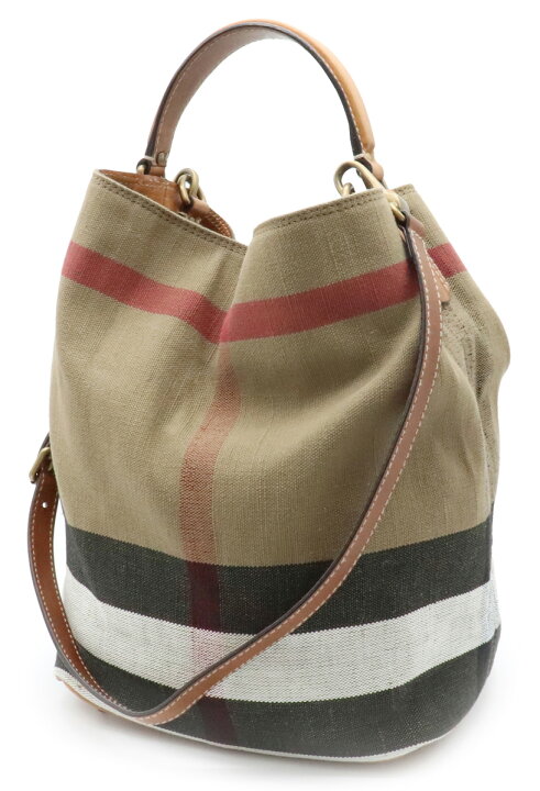楽天市場】【バッグ】BURBERRY バーバリー THE MEDIUM ASHBY チェック  