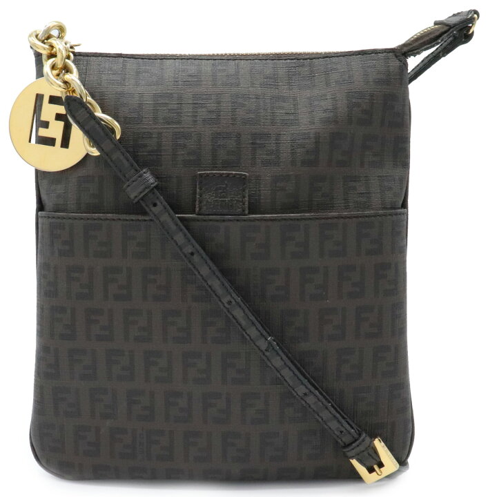 楽天市場】【バッグ】FENDI フェンディ ズッキーノ柄 ショルダーバッグ 