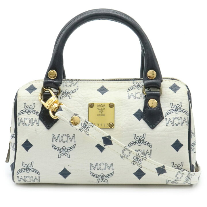楽天市場】【バッグ】MCM エムシーエム ロゴグラム ハンドバッグ ミニ 