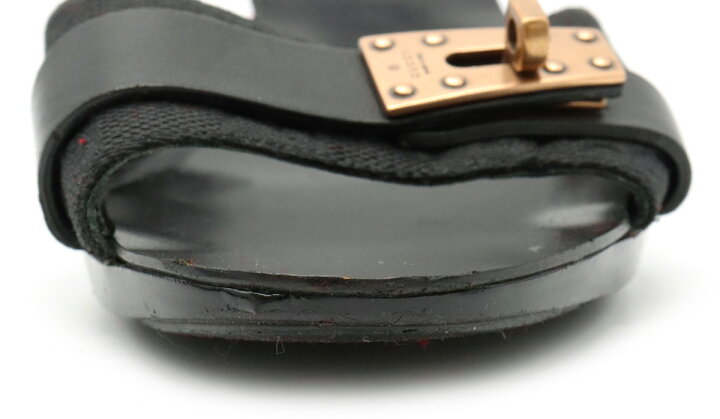 楽天市場】【靴】GUCCI グッチ GGキャンバス サンダル ピンヒール 