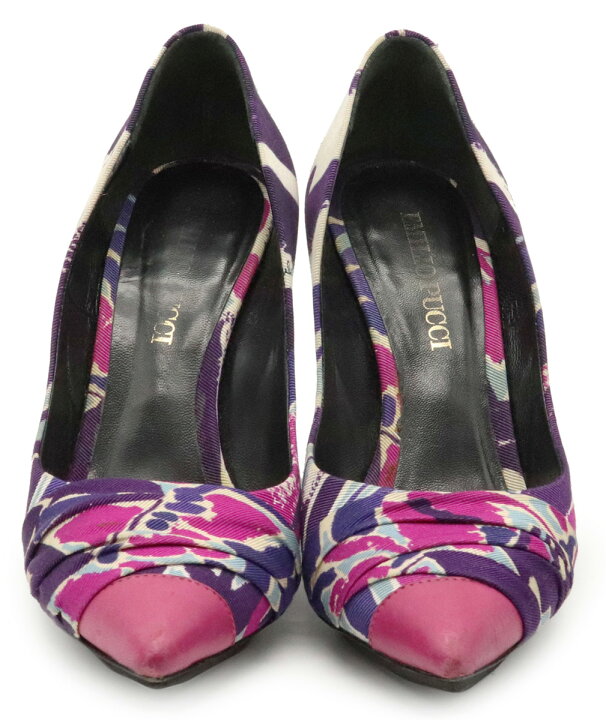 楽天市場】【靴】EMILIO PUCCI エミリオ プッチ パンプス ハイヒール 