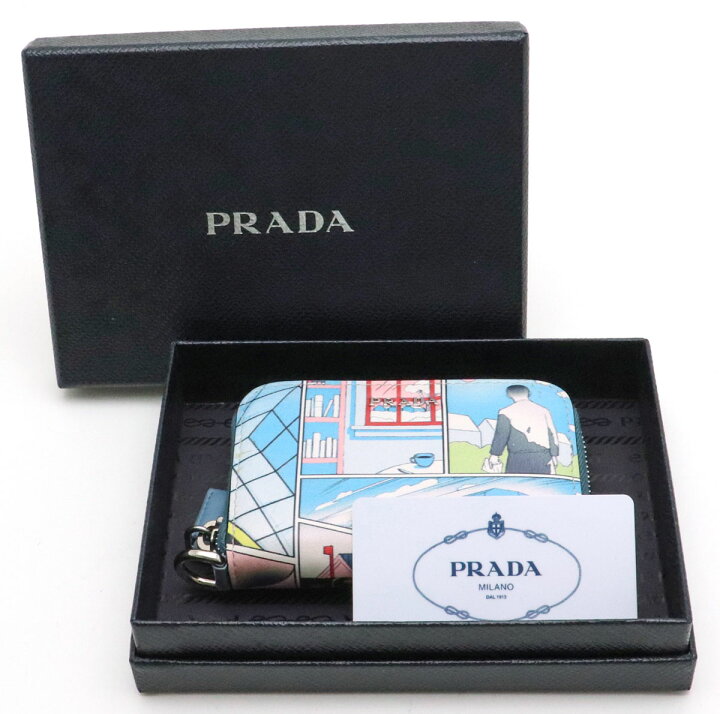 楽天市場】【財布】PRADA プラダ VITELLO COMICS コミックプリント 
