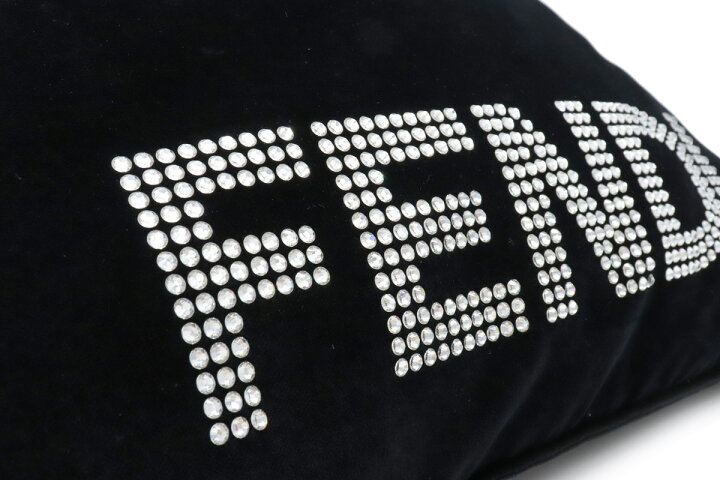 FENDI ストーン付きクッションカバーフェンディ FENDI ラインストーン 