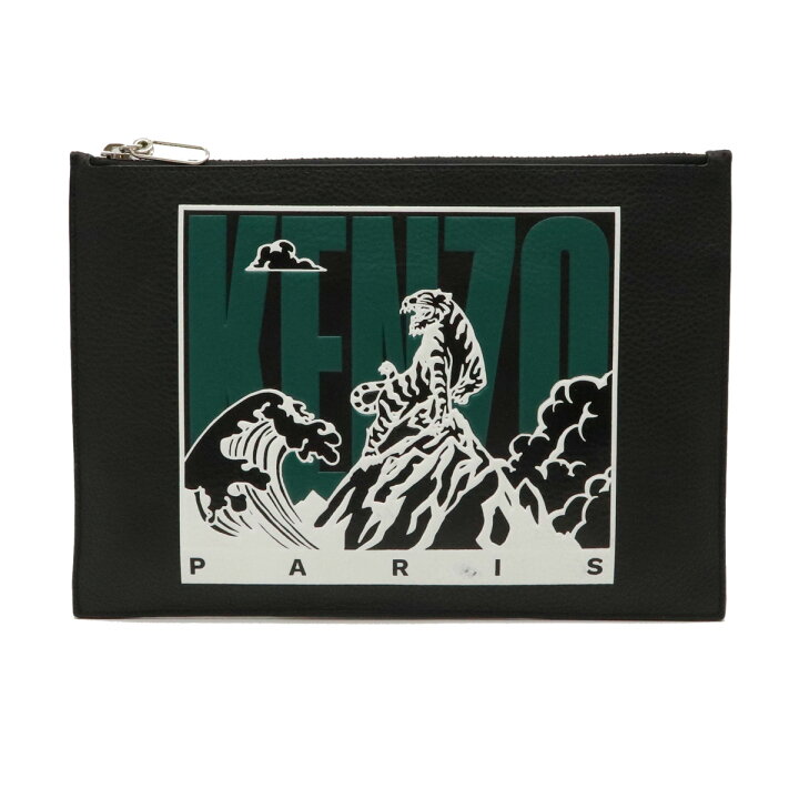 楽天市場】【バッグ】KENZO ケンゾー ロゴ プリント クラッチバッグ 