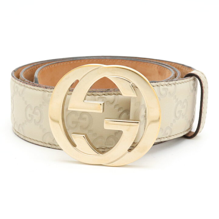 楽天市場】GUCCI グッチ グッチシマ GG インターロッキング Gバックル  