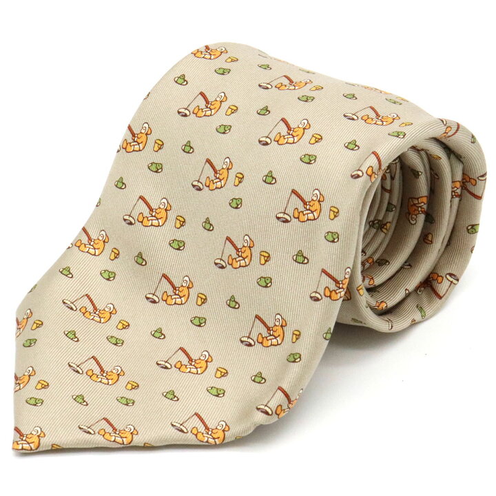 楽天市場】【アパレル】HERMES エルメス ネクタイ 釣り フィッシング  