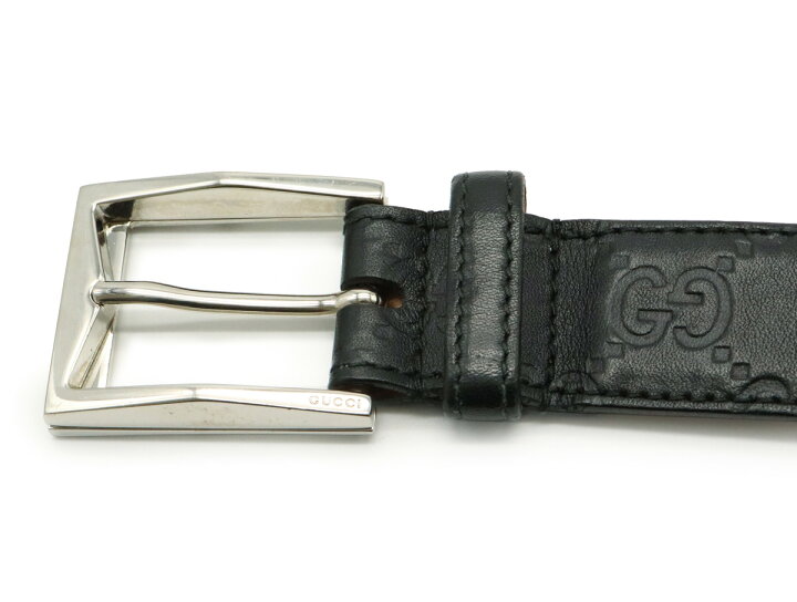 楽天市場】GUCCI グッチ グッチシマ GG ベルト シルバーバックル  