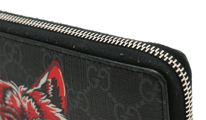 楽天市場】【財布】GUCCI グッチ GGスプリーム ウルフヘッド アニマル  