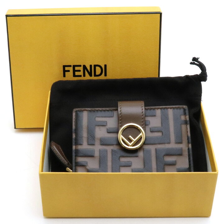 楽天市場】【財布】FENDI フェンディ エフ イズ フェンディ 2つ折財布  