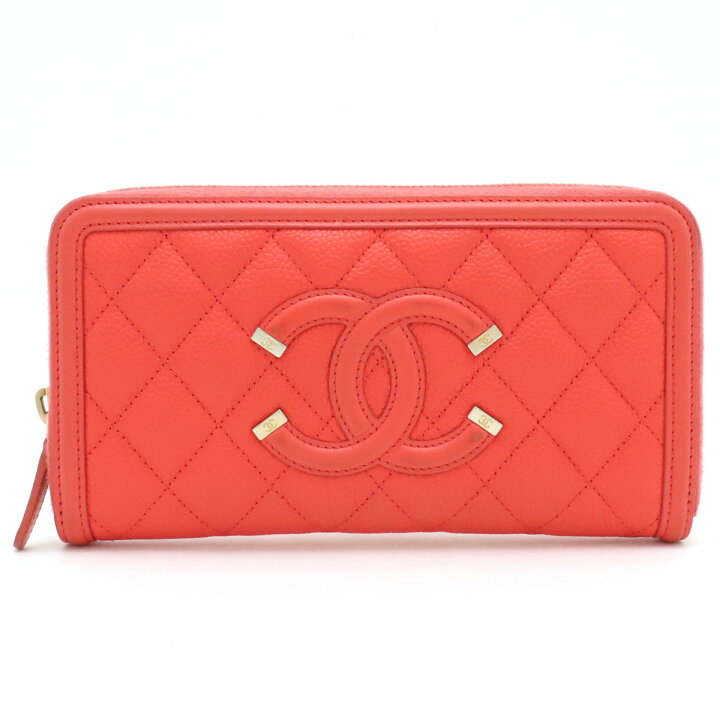 楽天市場】【財布】CHANEL シャネル CCフィリグリー ジップウォレット 