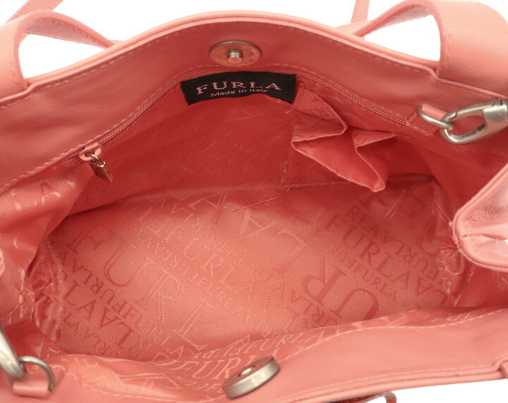 楽天市場】【バッグ】FURLA フルラ リボン パンチング ハンドバッグ  