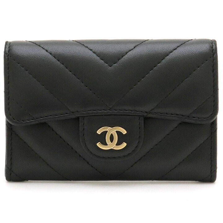 楽天市場】【未使用品】【財布】CHANEL シャネル Vステッチ ココマーク 