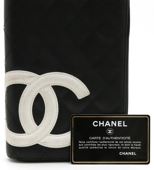 楽天市場】【財布】CHANEL シャネル カンボンライン ラウンド 