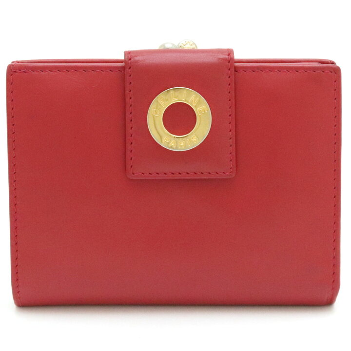 楽天市場】【財布】CELINE セリーヌ サークルロゴ ガマ口 がま口 2 