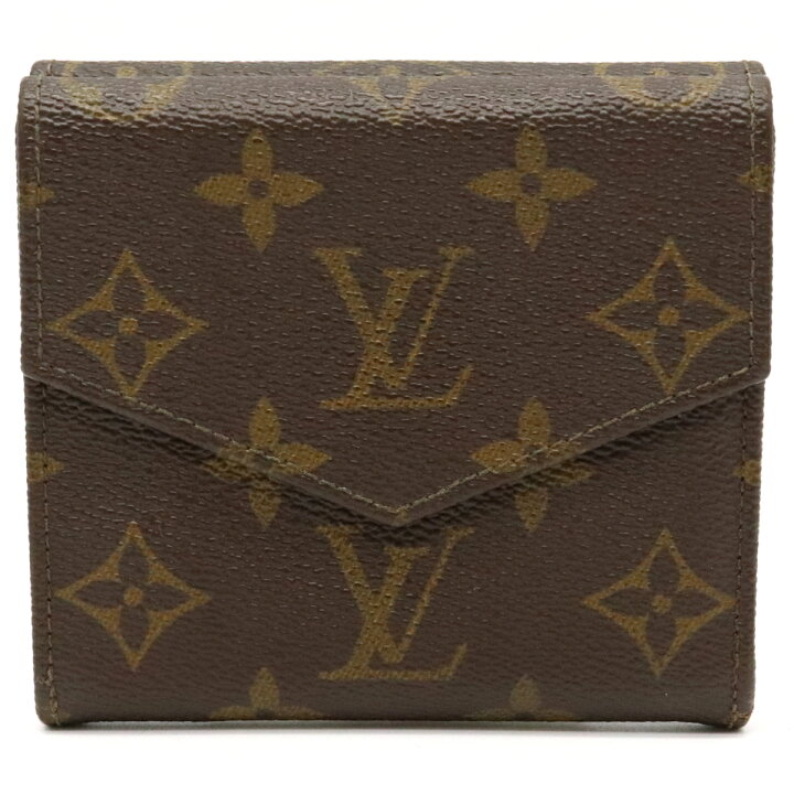 楽天市場】【財布】LOUIS VUITTON ルイ ヴィトン モノグラム ダブル  