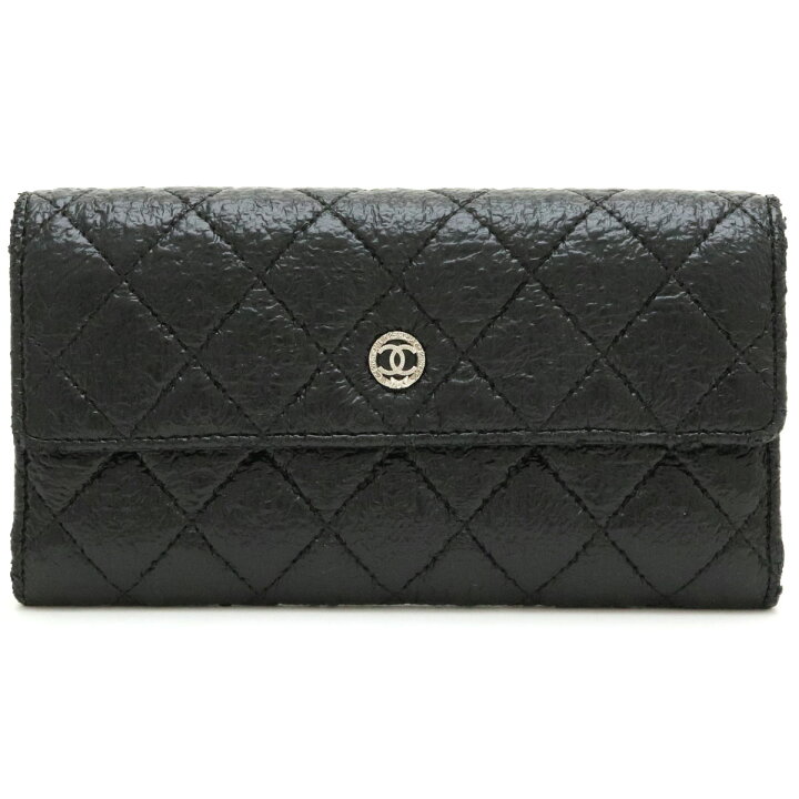 楽天市場】【財布】CHANEL シャネル マトラッセ ココマーク 2つ折り長  