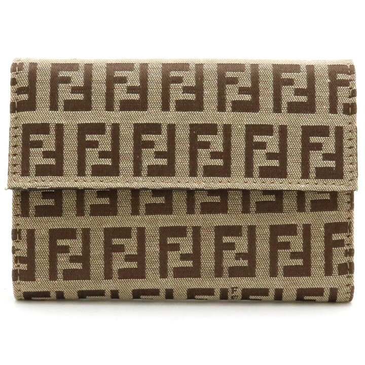 楽天市場】【未使用品】【財布】FENDI フェンディ ズッキーノ柄 三  