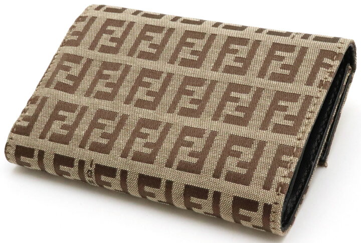 楽天市場】【未使用品】【財布】FENDI フェンディ ズッキーノ柄 三  