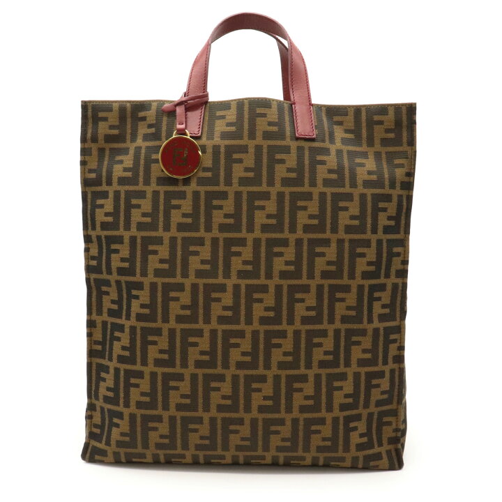 楽天市場】【バッグ】FENDI フェンディ ズッカ柄 ハンドバッグ トート