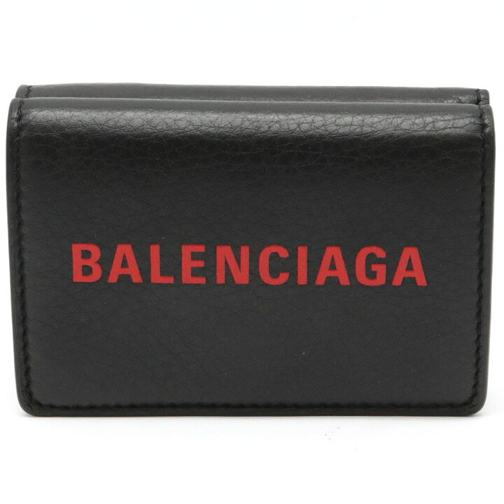楽天市場】【財布】BALENCIAGA バレンシアガ ロゴ エブリデイ 3つ折  
