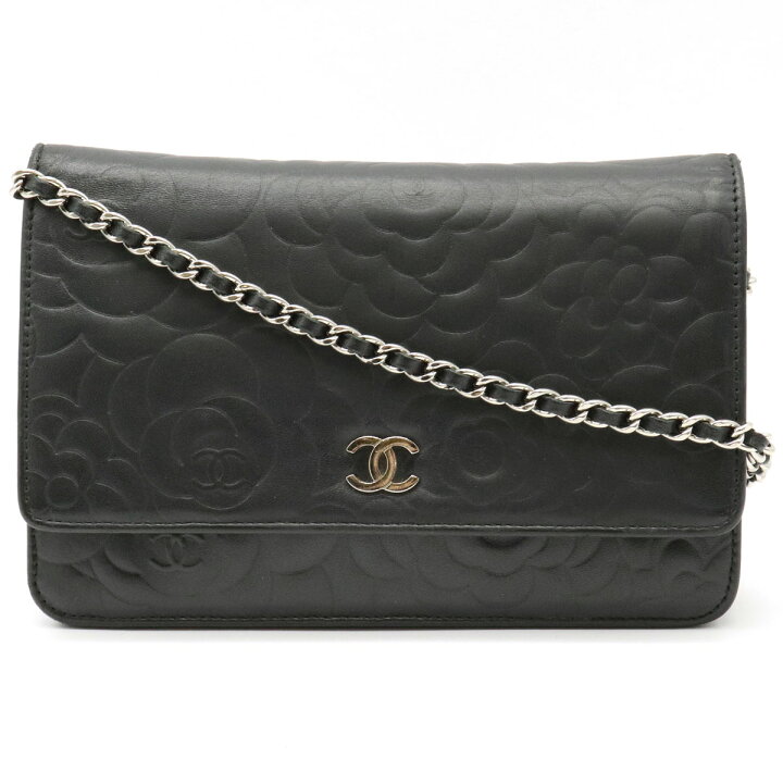 楽天市場】【財布】CHANEL シャネル カメリア チェーンウォレット  