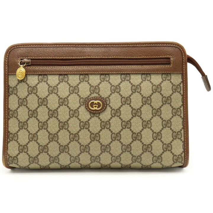 楽天市場】【バッグ】GUCCI グッチ オールドグッチ GGプラス クラッチ 
