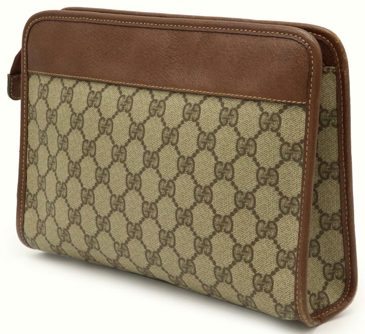 楽天市場】【バッグ】GUCCI グッチ オールドグッチ GGプラス クラッチ  