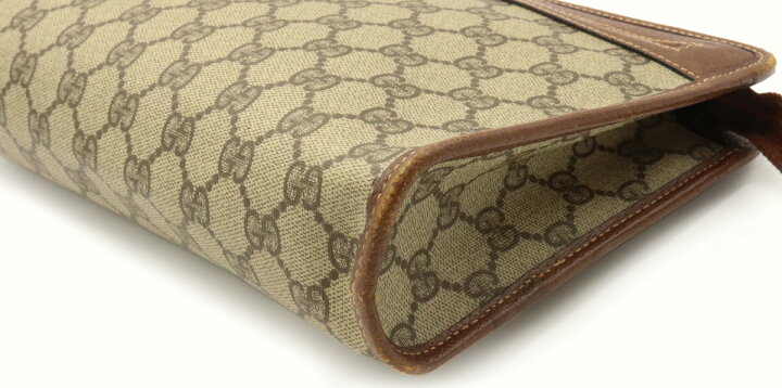 楽天市場】【バッグ】GUCCI グッチ オールドグッチ GGプラス クラッチ  