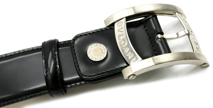 楽天市場】BVLGARI ブルガリ アショーマ ベルト メンズ レザー 黒 