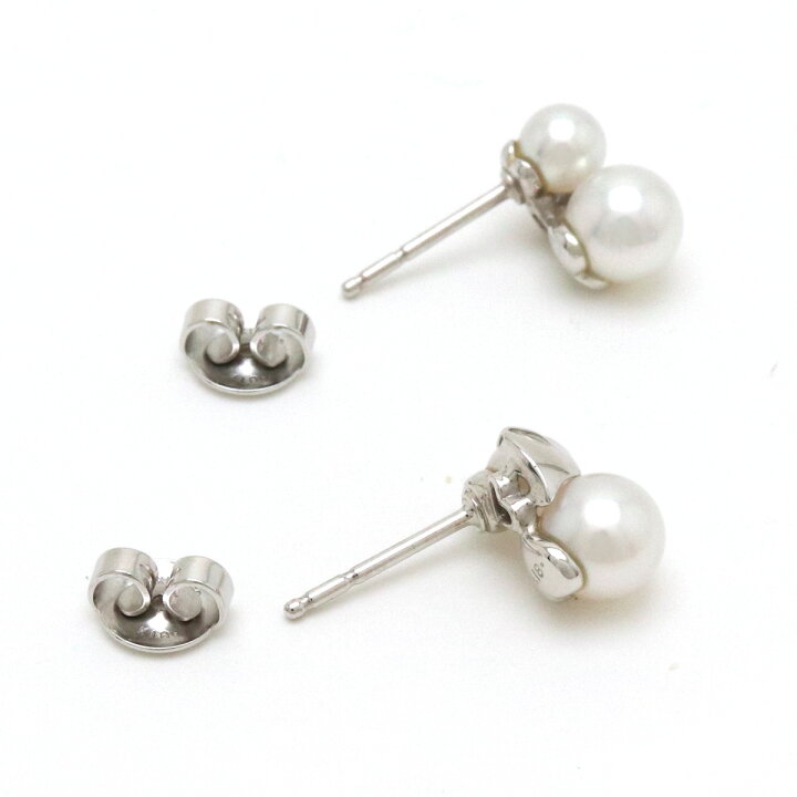 楽天市場】【ジュエリー】MIKIMOTO ミキモト パール ピアス ハート 