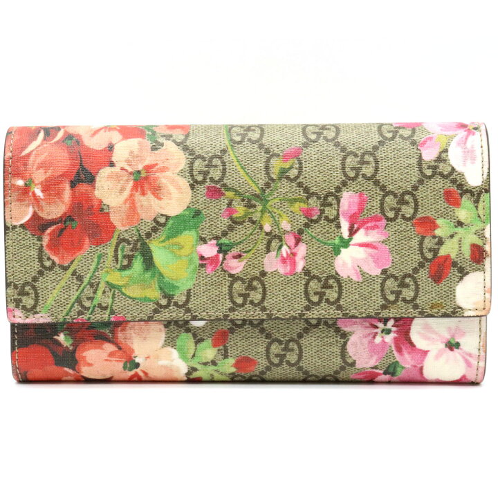 楽天市場】【財布】GUCCI グッチ GGブルームス GGスプリーム フラワー  