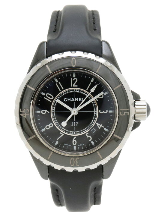 楽天市場】【ウォッチ】CHANEL シャネル J12 ブラック 黒 33mm  
