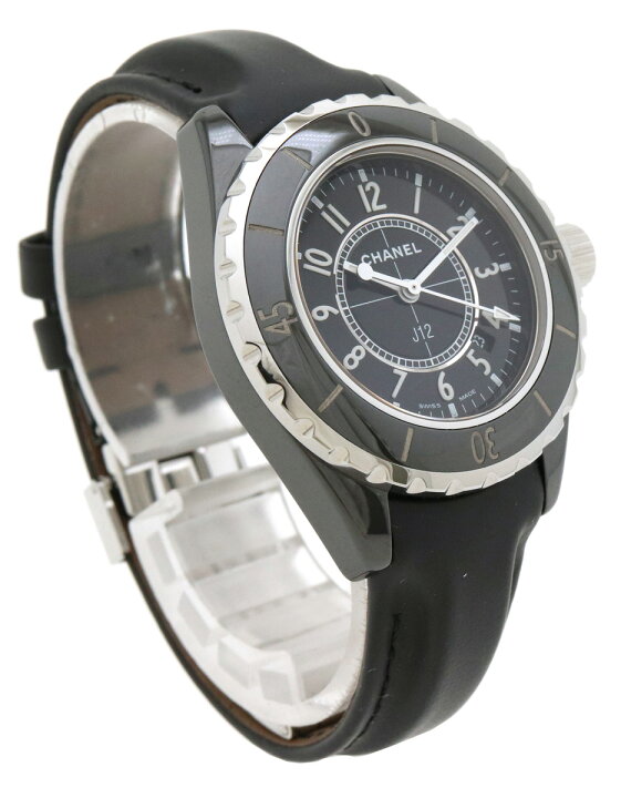 楽天市場】【ウォッチ】CHANEL シャネル J12 ブラック 黒 33mm 