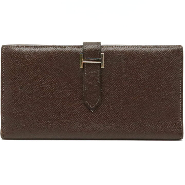 楽天市場】【財布】HERMES エルメス ベアンスフレ 2つ折り長財布 二  