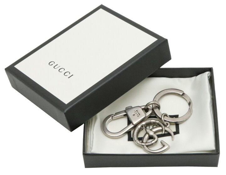 GUCCI スネークキーリングキーホルダー - キーケース 
